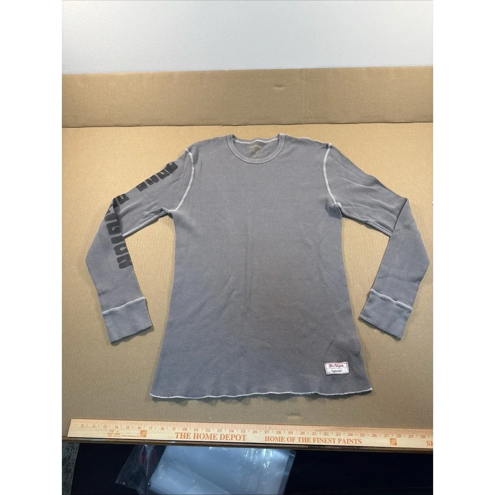 true religion‎ thermal Size XL, Gray, Logo Down Sleeve